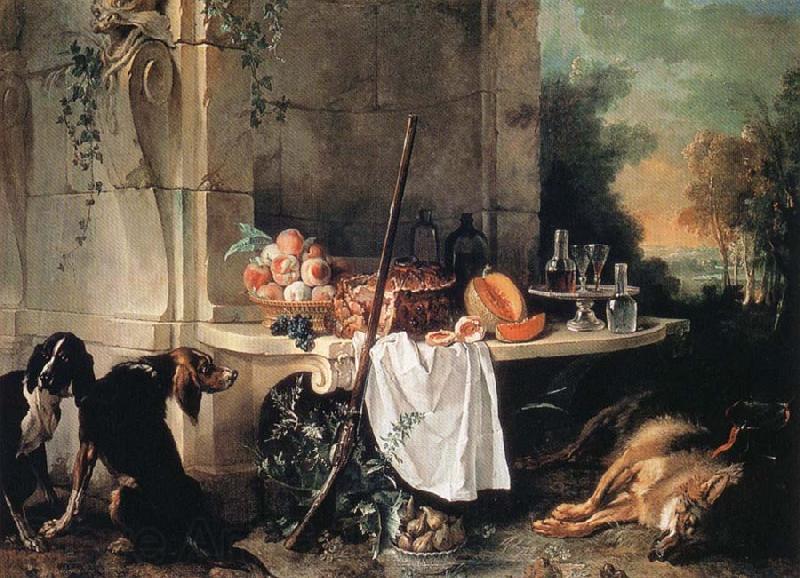 Jean Baptiste Oudry Dead Wolf Spain oil painting art